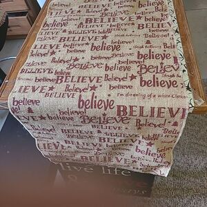 Believe Burlap Banner #2